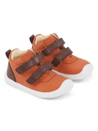 Buty dla dziewczynek - Bundgaard Skórzane sneakersy "The Walk Strap Sporty" w kolorze pomarańczowym - miniaturka - grafika 1