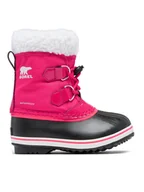 Buty dla dziewczynek - Sorel Śniegowce Yoot Pac™ Nylon Wp 2114112600 Różowy - miniaturka - grafika 1