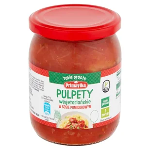 Pulpety wegetar. w sosie pomidor. 430g Primavika - Warzywa w marynacie - miniaturka - grafika 1
