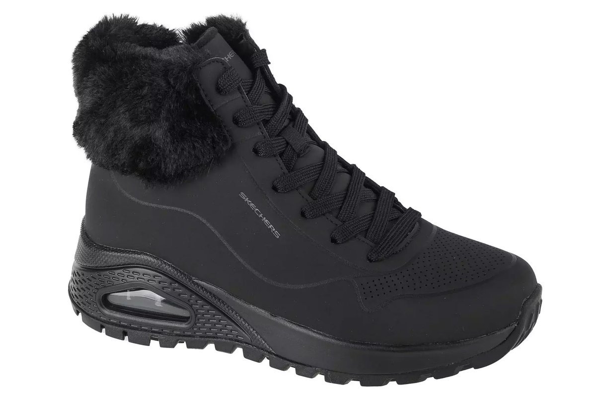 buty zimowe damskie Skechers Uno Rugged - Fall Air 167274-BBK-37