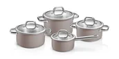Garnki - Komplet garnków DELIGHT Taupe, 8 części - miniaturka - grafika 1