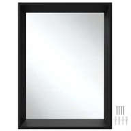 Lustra - Prostokątne lustro ścienne Elina z ramą z tworzywa sztucznego - miniaturka - grafika 1
