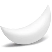 Akcesoria do basenów - Intex Pływająca dmuchana lampka basenowa Księżyc LED 135 x 89 x 43 cm 68693 - miniaturka - grafika 1