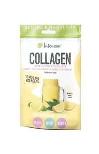 INTENSON Kolagen + kwas hialuronowy + witamina C o smaku cytrynowym, 10,7g - Włosy, skóra, paznokcie - miniaturka - grafika 1