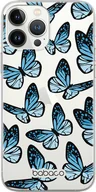 Etui i futerały do telefonów - Etui do Apple IPHONE 14 PRO Motyle 002 Babaco Nadruk częściowy Niebieski - miniaturka - grafika 1