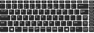 Części i akcesoria do laptopów - Accura naklejki na klawiaturę uniwersalna QWERTY kolor czarny UNICZARNA - miniaturka - grafika 1