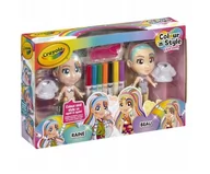 Zabawki kreatywne - Crayola Colour&Style Tęczowe bliźniaczki - miniaturka - grafika 1