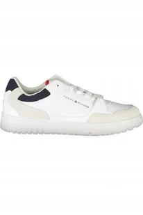 Męskie buty sportowe Tommy Hilfiger białe Kolor: biały, rozmiar: 40 - Buty sportowe męskie - miniaturka - grafika 1