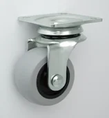 Pozostałe wyposażenie warsztatu - KOŁO MEBLOWE TWORZYWO+GUMA 40MM OBUDOWA SKRĘTNA M42T - miniaturka - grafika 1