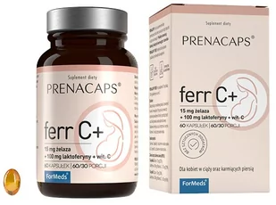 Formeds, Prenacaps Ferr C+, 60 kaps. - Witaminy i minerały - miniaturka - grafika 1