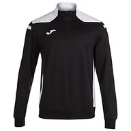 Bluzy męskie - Joma Męska bluza 101952.102.6XS, czarno-biała, normalny rozmiar, czarny i biały - miniaturka - grafika 1