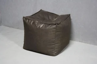 Pufa Sakwa Brązowa 50X50 Cm B 2693 - Pufy i podnóżki - miniaturka - grafika 1