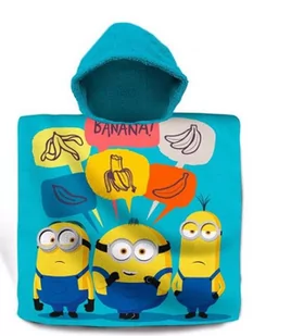 Minions KL84168 ponczo kąpielowe, wielokolorowe - Kurtki i płaszcze dla chłopców - miniaturka - grafika 1