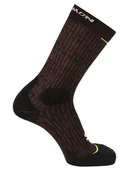 Skarpetki męskie - SALOMON Skarpety funkcyjne "Ultra Glide Crew" w kolorze czarno-czerwonym - miniaturka - grafika 1