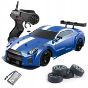 Zabawki zdalnie sterowane - Samochód Zdalnie Sterowany RC Duży Do DRIFTU Auto na Pilota 4x4 Led Dym - miniaturka - grafika 1