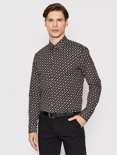 Koszule męskie - Boss Koszula H-Hank-Kent-C1-214 50469868 Brązowy Slim Fit - grafika 1