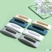 Zawiasy, okucia i inne akcesoria - Zestaw 8 samoprzylepnych uchwytów do drzwi i okien, otwieranych natychmiastowo, odpowiednich do przesuwanych drzwi kuchennych. - miniaturka - grafika 1