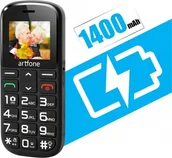 Telefony komórkowe - Arftone CS-182 Czarny - miniaturka - grafika 1