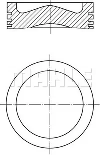 Tłok Mahle 039 PI 00125 000 - Silnik - akcesoria - miniaturka - grafika 1