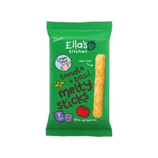 Ella's Kitchen BIO Chrupiące paluszki z pomidorami i bazylią, 16g - Kaszki dla dzieci - miniaturka - grafika 1