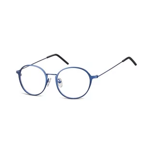 Okulary korekcyjne, oprawki, szkła - Lenonki zerowki Oprawki okulary korekcyjne 971D niebieskie - grafika 1