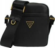 Nerki - Guess, Tracolla, Textile Bag, Black, HMESCAP2215BLA, For Men, 18 x 14 x 5 cm For Men - miniaturka - grafika 1