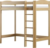 Łóżka dla dzieci i młodzieży - Elior Dziecięce łóżko na funkcjonalnej antresoli, sosna - Igi 3X 200x90 cm - miniaturka - grafika 1