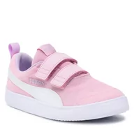 Sneakersy damskie - Puma Sneakersy Courtflex v2 Mesh V Ps 371758 08 Pink Lady White - miniaturka - grafika 1