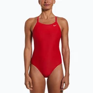 Stroje kąpielowe - Strój pływacki jednoczęściowy damski Nike Solid Racerback university - miniaturka - grafika 1