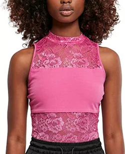 Urban Classics Damskie body z delikatnej koronki, kombinezon, Rosa, XL - Body - miniaturka - grafika 1