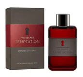 Wody i perfumy męskie - Antonio Banderas The Secret Temptation woda toaletowa 100 ml - miniaturka - grafika 1