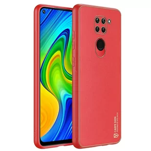 Dux Ducis Yolo eleganckie etui pokrowiec ze skóry ekologicznej Xiaomi Redmi 10X 4G / Xiaomi Redmi Note 9 czerwony - Etui i futerały do telefonów - miniaturka - grafika 3