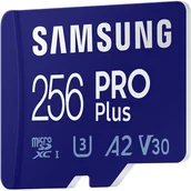 Czytniki kart pamięci - Samsung PRO Plus microSD-card + USB Card Reader - 160/120MB - 256GB MB-MD256KB/WW - miniaturka - grafika 1