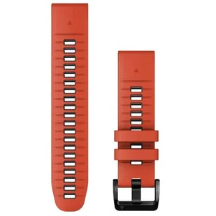 Garmin QuickFit 22 silikon (czerwony/grafitowy) - Akcesoria do zegarków - miniaturka - grafika 1