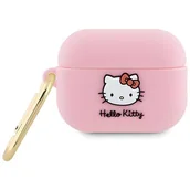 Akcesoria do słuchawek - Hello Kitty Silicone 3D Kitty Head - Etui AirPods Pro 2 (różowy) - miniaturka - grafika 1