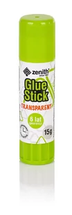 Zenith Klej w sztyfcie transparentny 15g 5901137080734) - Przybory szkolne - miniaturka - grafika 1