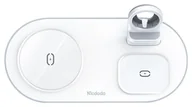 Ładowarki do telefonów - McDodo CH-7062 3w1 15W telefon/TWS/Apple watch biała - miniaturka - grafika 1