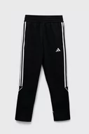 Spodnie i spodenki dla dziewczynek - adidas Performance spodnie dresowe dziecięce TIRO23L SW PNTY kolor czarny z aplikacją - miniaturka - grafika 1