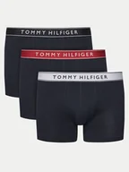 Majtki męskie - Tommy Hilfiger Komplet 3 par bokserek UM0UM03457 Granatowy - miniaturka - grafika 1