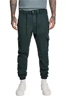 Spodenki męskie - Urban Classics Męskie spodnie do biegania cargo, Zielony butelkowy, 4XL - miniaturka - grafika 1