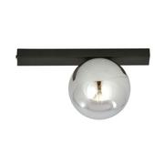 Lampy sufitowe - Emibig Fit lampa sufitowa 1-punktowa czarna/transparentna 1122/1 1122/1 - miniaturka - grafika 1