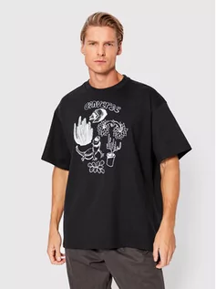 Koszulki i topy damskie - Converse T-Shirt 10023791 Czarny Loose Fit - grafika 1