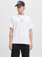 Koszulki męskie - Jack & Jones Koszulka "Jjesoho" w kolorze białym - miniaturka - grafika 1