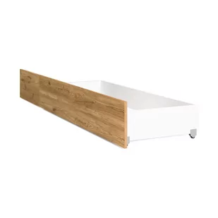 Biało-naturalna szuflada pod łóżko Zebra – Marckeric - Meble do sypialni - miniaturka - grafika 1