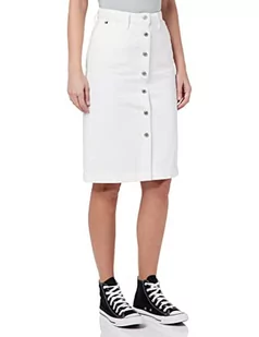 Tommy Hilfiger Damska spódnica DNM HW kolana odsłonięta biała CIRC denim, 34 - Spódnice - miniaturka - grafika 1