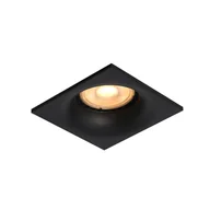 Lampy sufitowe - Wpustowe, nieruchome oczko kwadrat DL-61903A-BK z serii ARANTA - miniaturka - grafika 1