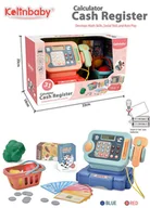 Zabawy w naśladowanie dorosłych - Kasa sklepowa elektroniczna z akcesoriami - miniaturka - grafika 1