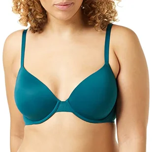 Calvin Klein Lekko wyściełana Demi Biustonosz Demi-Plunge Kobiety, Topaz kamień szlachetny, 75E - Koszulki i topy damskie - miniaturka - grafika 1