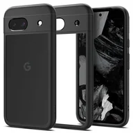 Etui i futerały do telefonów - Spigen Etui Ultra Hybrid do Google Pixel 8a, przezroczysto-czarne - miniaturka - grafika 1