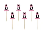 Ciasta i półprodukty do ciast - Piki peniski na wieczór panieński - 7 cm - 6 szt. - miniaturka - grafika 1